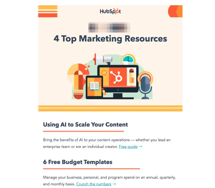 esempio welcome email