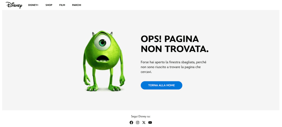not found 404 Disney